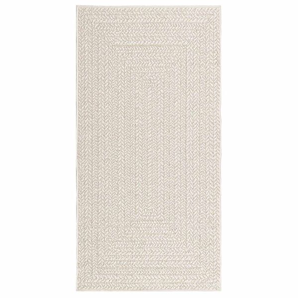 vidaXL Vloerkleed ZIZUR room binnen en buiten 80x150 cm jute look