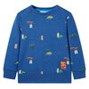 Kindertrui 116 gem&ecirc;leerd donkerblauw