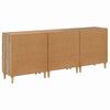 vidaXL Dressoirs 3 pcs Artisan Eiken 60 x 35 x 70 cm Bewerkt hout