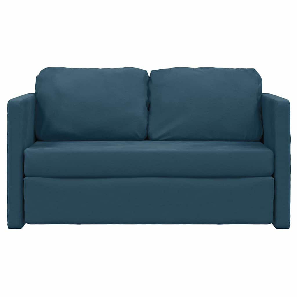 vidaXL Slaapbank vloermodel 2-in-1 112x174x55 cm stof donkergroen vidaXL Slaapbank vloermodel 2-in-1 112x174x55 cm stof donkergroen