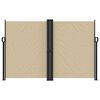 vidaXL Windscherm uittrekbaar 160x1200 cm beige