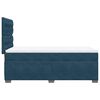 vidaXL Boxspring met matras fluweel blauw 100x200 cm