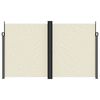vidaXL Tuinscherm uittrekbaar 200x1200 cm cr&egrave;mekleurig