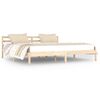 vidaXL Bedframe massief grenenhout 200x200 cm