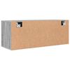 vidaXL Wandschoenenkast 100x35x38 cm bewerkt hout grijs sonoma