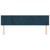 vidaXL Hoofdborden 2 st 80x5x78/88 cm fluweel donkerblauw