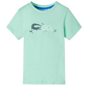 vidaXL Kindershirt met korte mouwen 92 lichtgroen