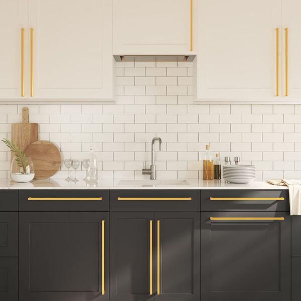 vidaXL Handvatten 5 st 480 mm roestvrij staal goudkleurig