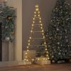 vidaXL Kerstdecoratie kerstboom 125 cm metaal zwart