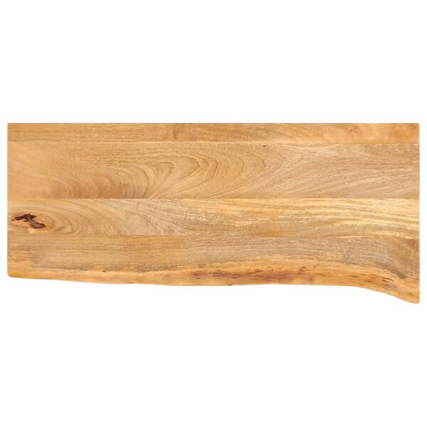 vidaXL Tafelblad met natuurlijke rand 80x30x3,8 cm massief mangohout