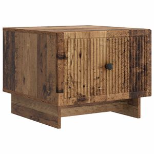 vidaXL Salontafel met lade Oud hout 49 x 50 x 40 cm Bewerkt hout