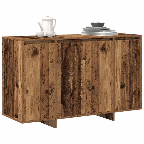 vidaXL Dressoir Oud hout 120 x 41 x 75 cm Bewerkt hout