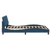 vidaXL Bedframe zonder matras "Hanko" stof blauw 140x190 cm