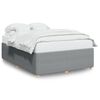 vidaXL Bedframe zonder matras stof lichtgrijs 160x200 cm