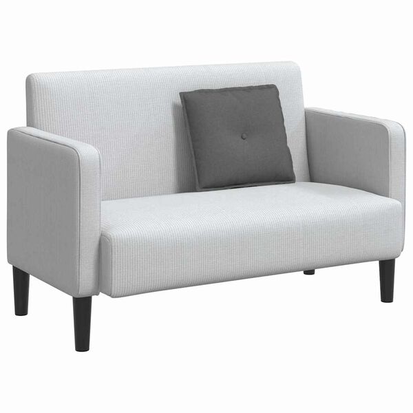 vidaXL Rugkussen Donkergrijs 50 x 19 x 45 cm Stof