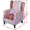 vidaXL Fauteuil met patchwork ontwerp stof