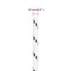 vidaXL Werktouw 10 mm 100 m polyester wit