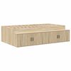 vidaXL Opbergbedframe met opslag Sonoma Eiken 80 cm Bewerkt hout