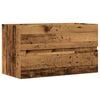 vidaXL Badkamerwandkast 80x38,5x45 cm bewerkt hout oud houtkleurig