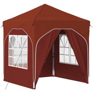 vidaXL Pop-up partytent 192 x 192 x 245 cm Terracotta