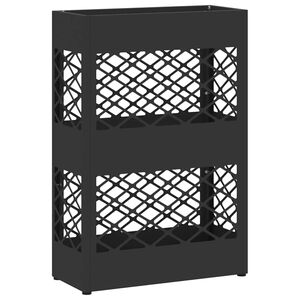 vidaXL Paraplu Standaard Zwart 28 x 12 x 41 cm Staal