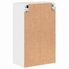 vidaXL Badkamer Kast Wandgemonteerd Hoogglans wit 39 x 23,5 x 65 cm