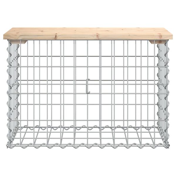 vidaXL Tuinbank schanskorfontwerp 63x31,5x42 cm massief grenenhout