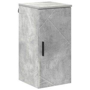 vidaXL Badkamer Kast Wandgemonteerd Beton Grijs 30 x 31,5 x 61 cm