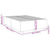 vidaXL Bedframe zonder matras 160x200 cm fluweel donkergroen