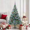 vidaXL Kunstkerstboom met 150 LED Groen 150 cm PVC en Staal