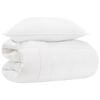 vidaXL Dekbedset 2 st 140 x 200 cm Alle seizoenen Bamboe Wit