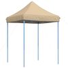 vidaXL Partytent Beige 200 x 200 x 306 cm Oxford Stof