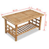 vidaXL Salontafel bamboe 90x50x45 cm