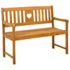 vidaXL Tuinbank Naturel 110 x 55,5 x 90 cm Massief Acaciahout