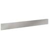 vidaXL Gazonrand 10 st 100 x 12 cm Staal zilver