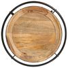vidaXL Bijzettafel Ø55x60 cm massief mangohout