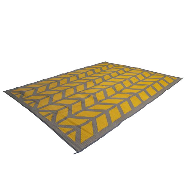 Bo-Camp Buitenkleed Chill mat Flaxton XL 2,7x3,5 m okergeel