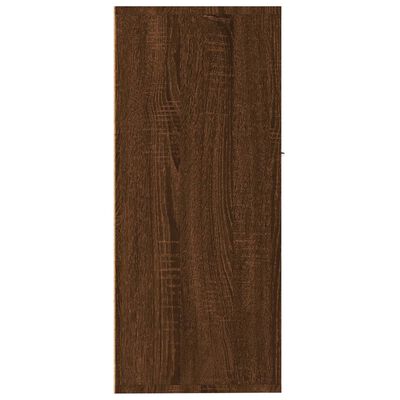 vidaXL Dressoir 88x30x70 cm bewerkt hout bruineikenkleurig