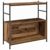 vidaXL Boekenkast 80 x 30 x 78,5 cm Bewerkt hout Gerookt eiken