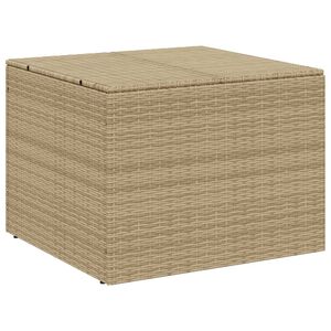vidaXL Tuinbox 291 L poly rattan gemengd beige