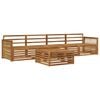 vidaXL Buiten bankenset 5 pcs Naturel Massief Acaciahout