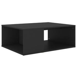 vidaXL Salontafel 90x67x33 cm bewerkt hout zwart