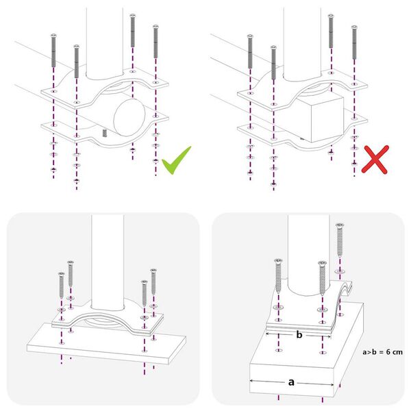 vidaXL Tuinscherm uittrekbaar 80x300 cm crèmekleurig