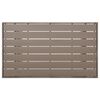 vidaXL Tuintafel 120x70x66 cm poly rattan grijs