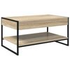 vidaXL Salontafel Sonoma 80 x 50 x 40 cm Bewerkt hout