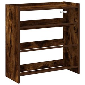 vidaXL Schoenenrek 60x25x62 cm bewerkt hout gerookt eikenkleurig