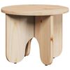 vidaXL Salontafel 2 pcs Naturel Massief grenenhout