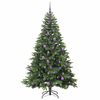 vidaXL Kunstkerstboom met 300 LED met standaard Groen 180 cm PE en PVC