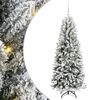 vidaXL Kunstkerstboom Wit 150 cm PVC en Plastic en Staal en PE