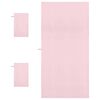 vidaXL Set van Sporthanddoeken 3 pcs Roze Polyester en Polyamide